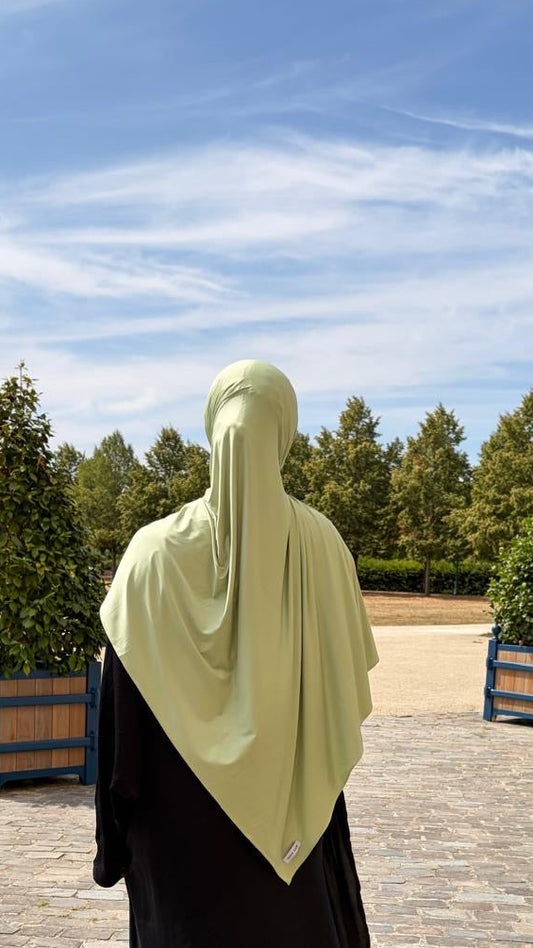 Voile Jersey Liquide - Menthe Cristalline